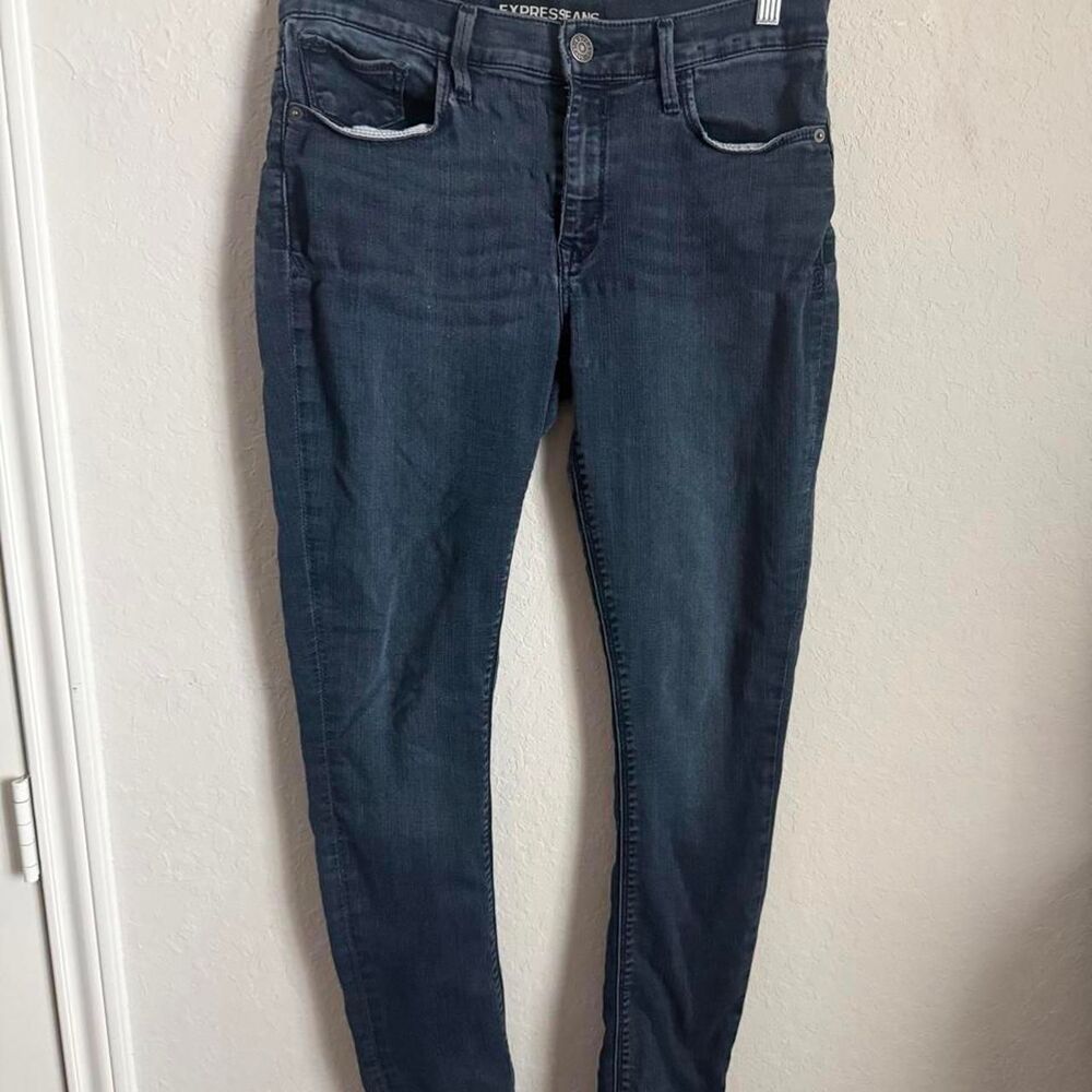 Express Supersoft Mid Rise Skinny Jeans Size 10